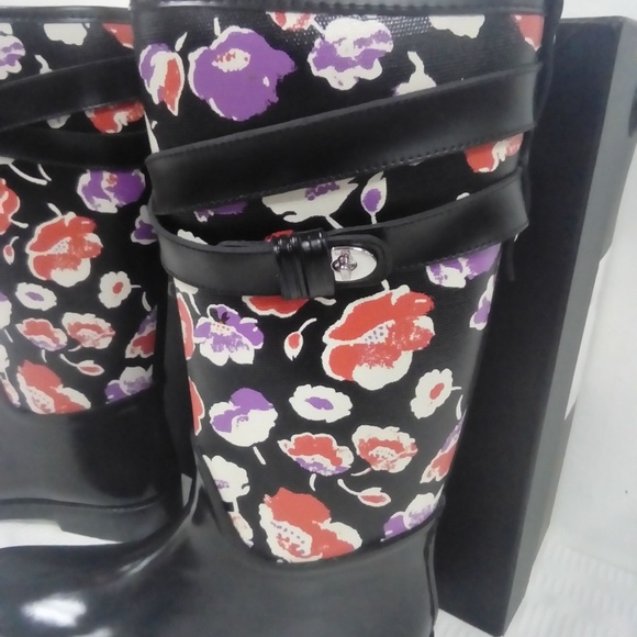 NIB Coach Tasha II Rainboot Sz. 9B - Picture 3 of 8